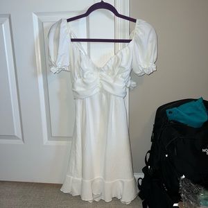 lucy in the sky milkmaid dress